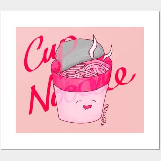 PINK Cup Noodles Posters and Art